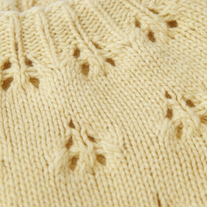 Hand-Knit 2-Piece Baby Lounge Set: Pullover & Trousers
